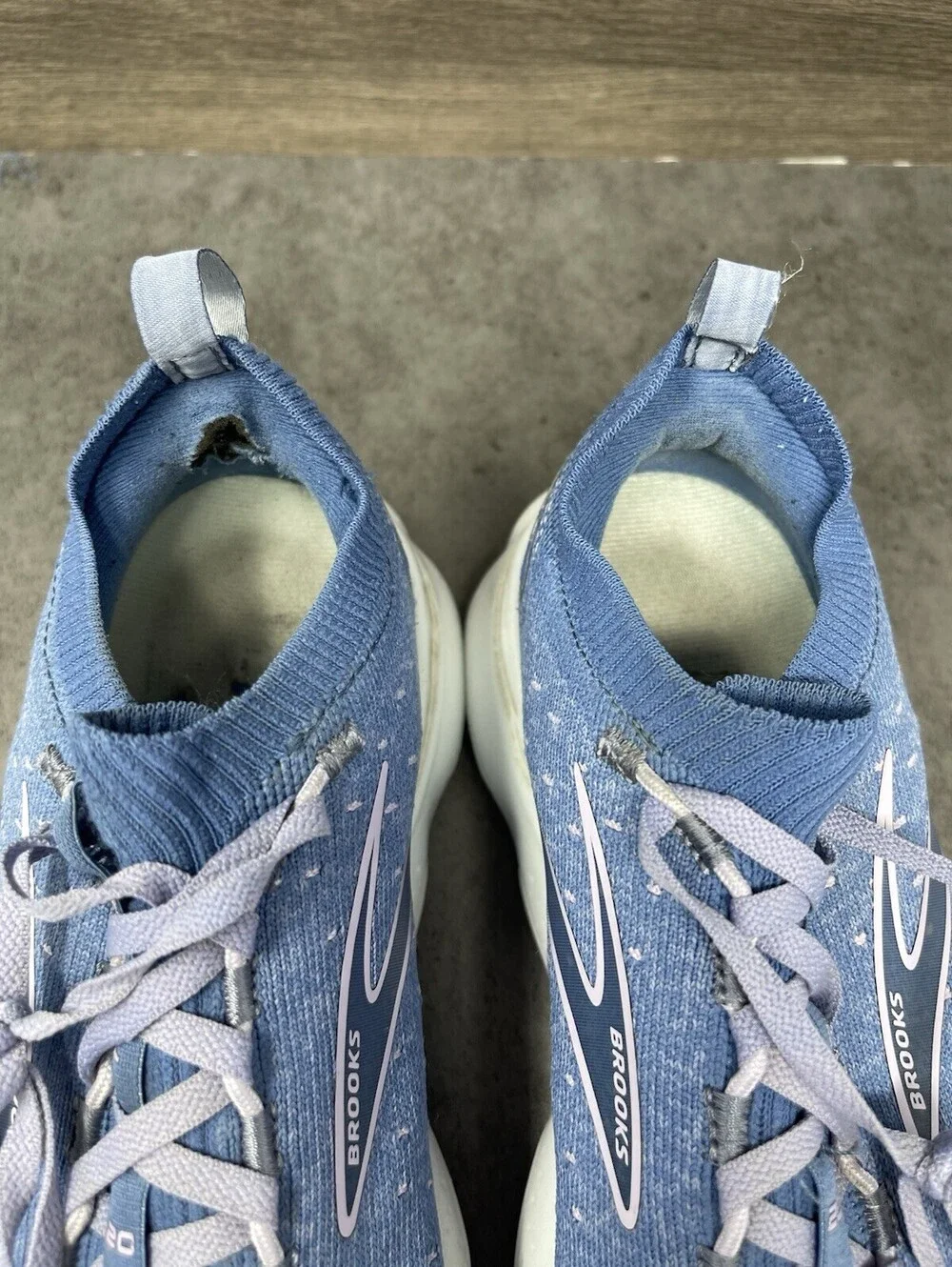 Brooks Glycerin 20 Womens Size 9 Blue Purple DNA LOFT v3 Cushioned Running Shoes